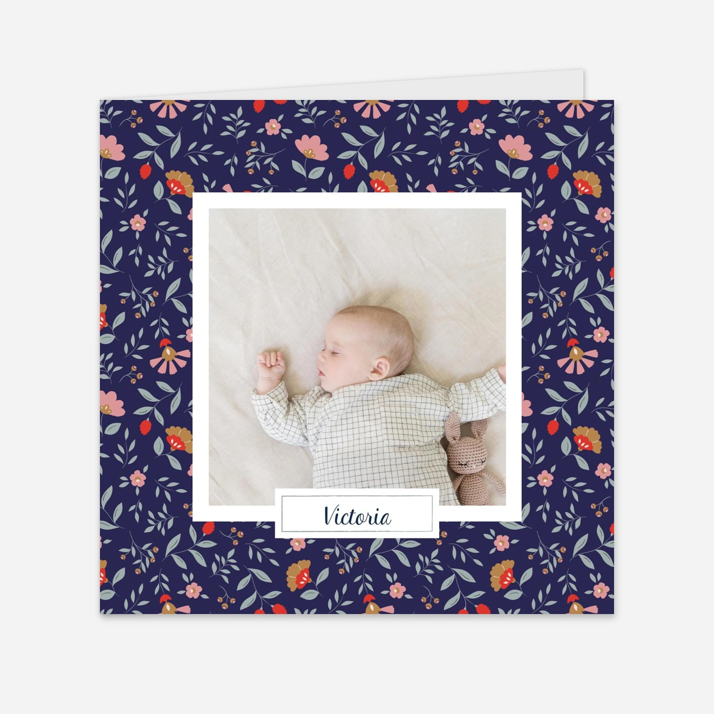 Faire-part naissance Flora