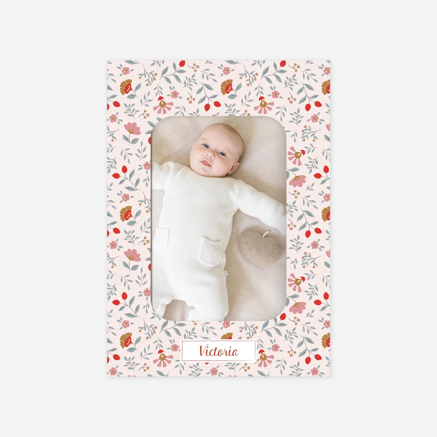 Faire-part naissance Flora