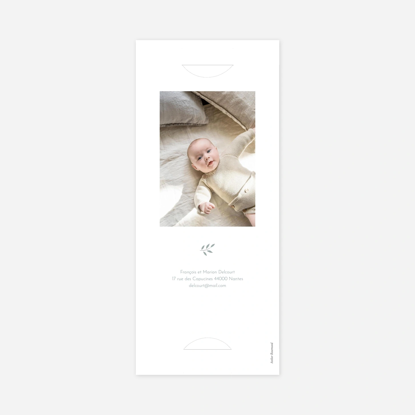 Faire-part naissance Flora
