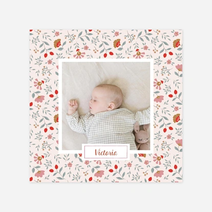 Faire-part naissance Flora