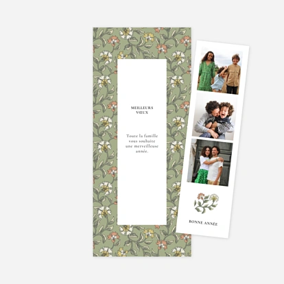 Carte de voeux Floraison