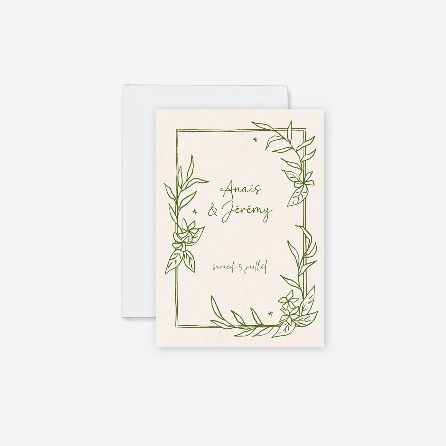 Faire-part mariage Fogliame