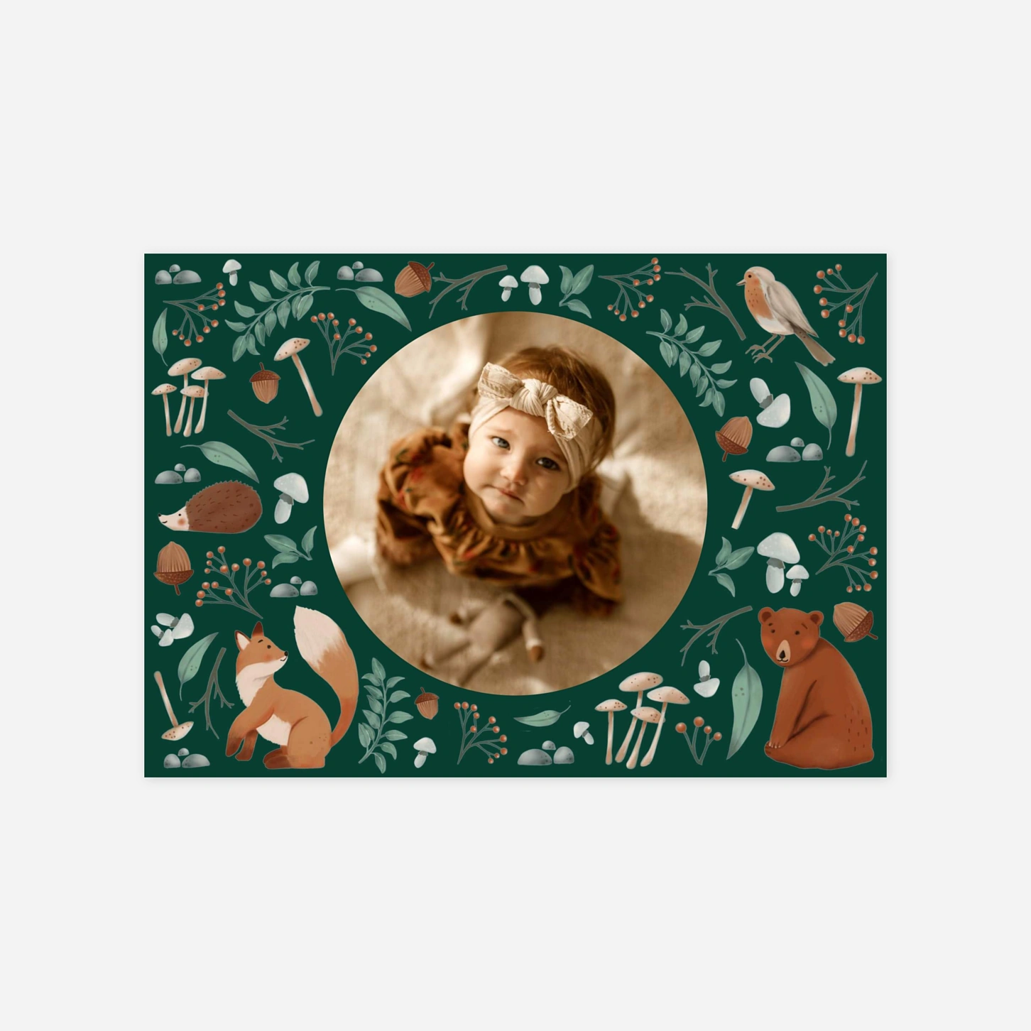 invitation anniversaire enfant Forêt féerique