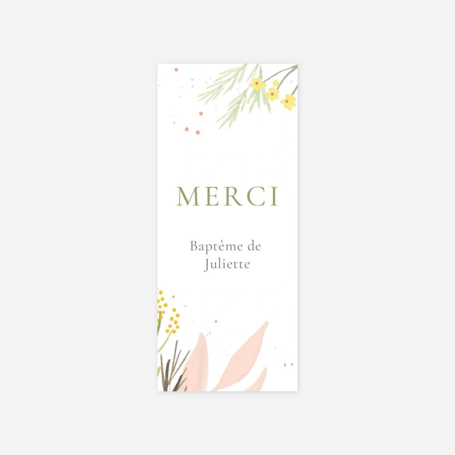 Stickers pour enveloppes baptême Gaieté