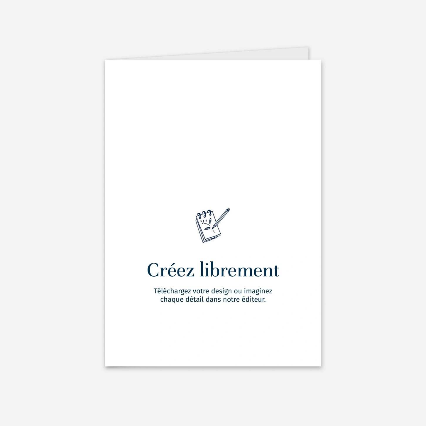 Carte de remerciements 100% Personnalisable