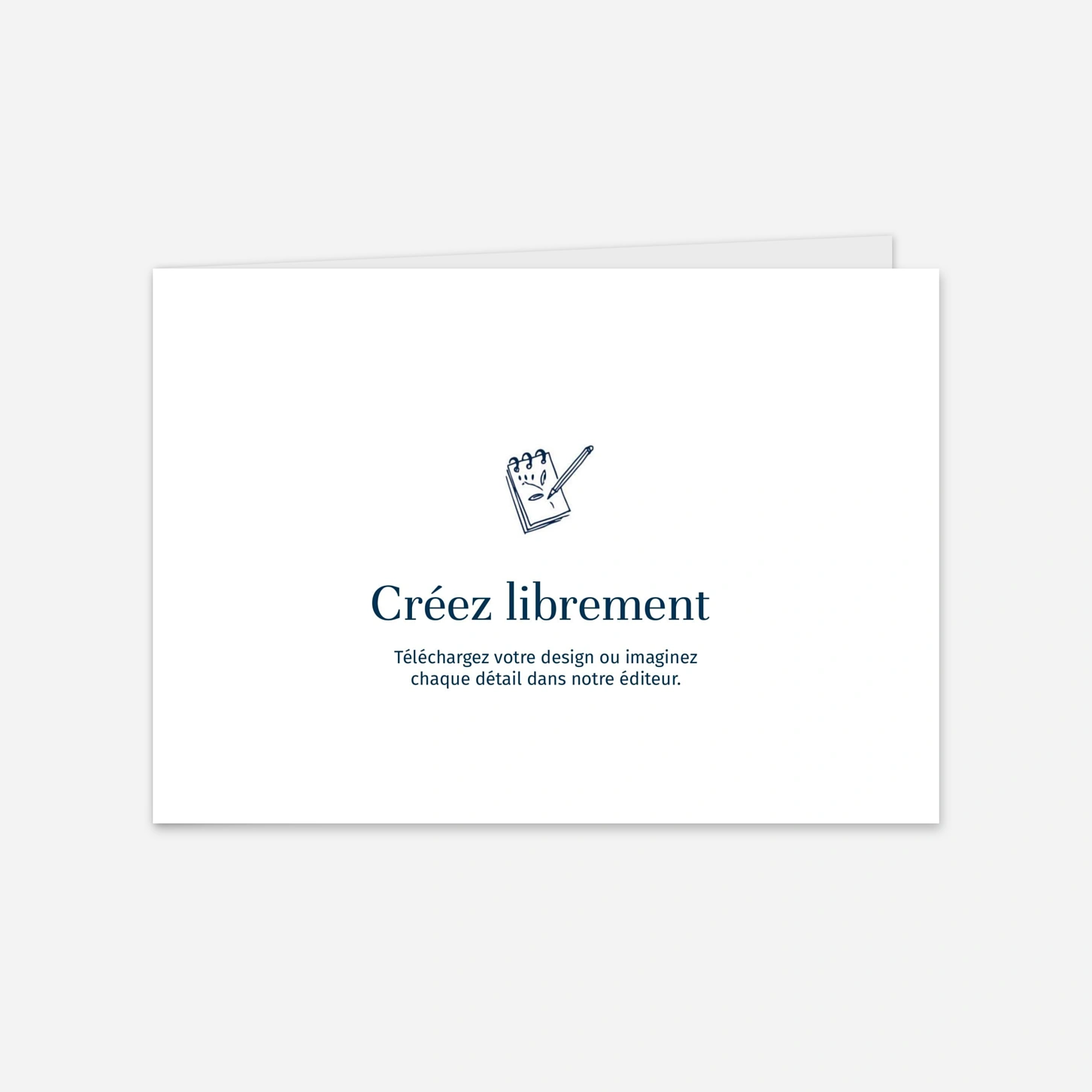 Carte de voeux 100% Personnalisable