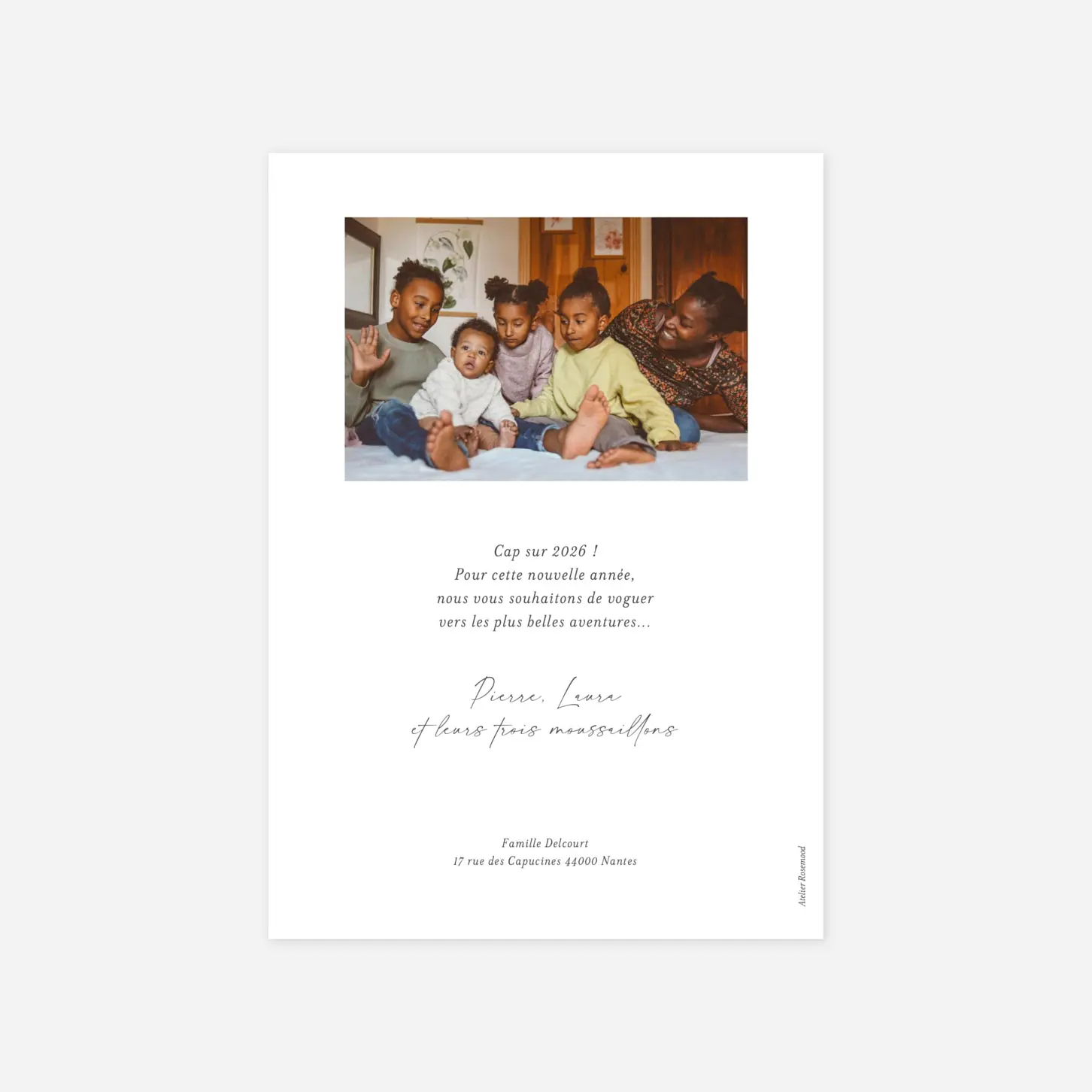 Carte de voeux Heureux évènement