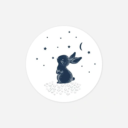 Stickers naissance Histoire de Noël