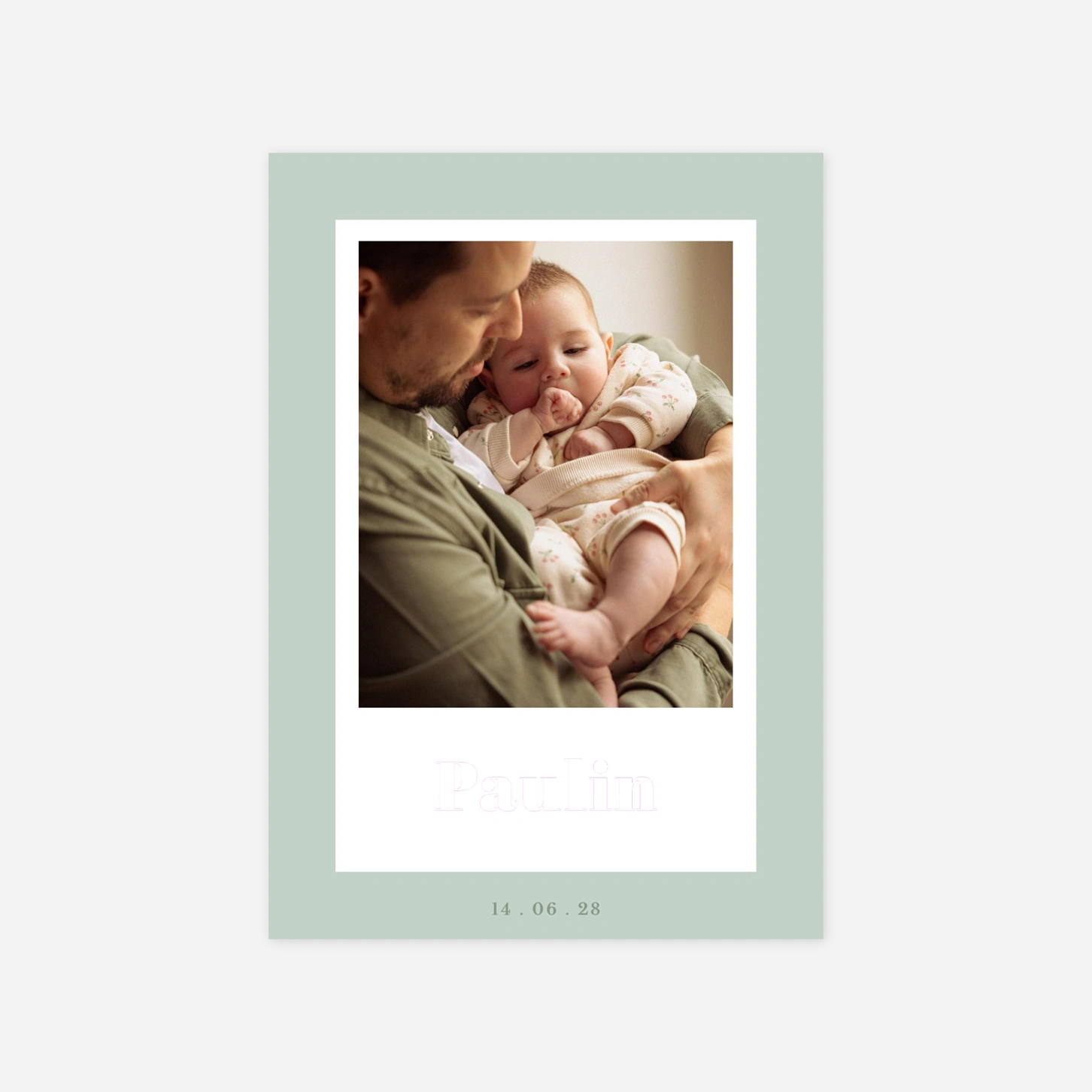 Faire-part naissance Heureux jour