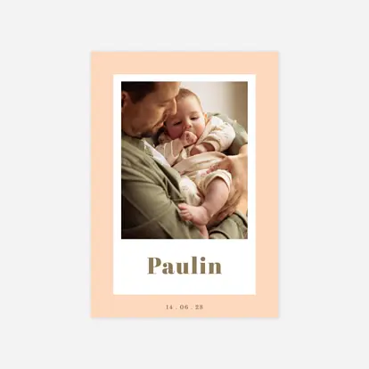 Faire-part naissance Heureux jour