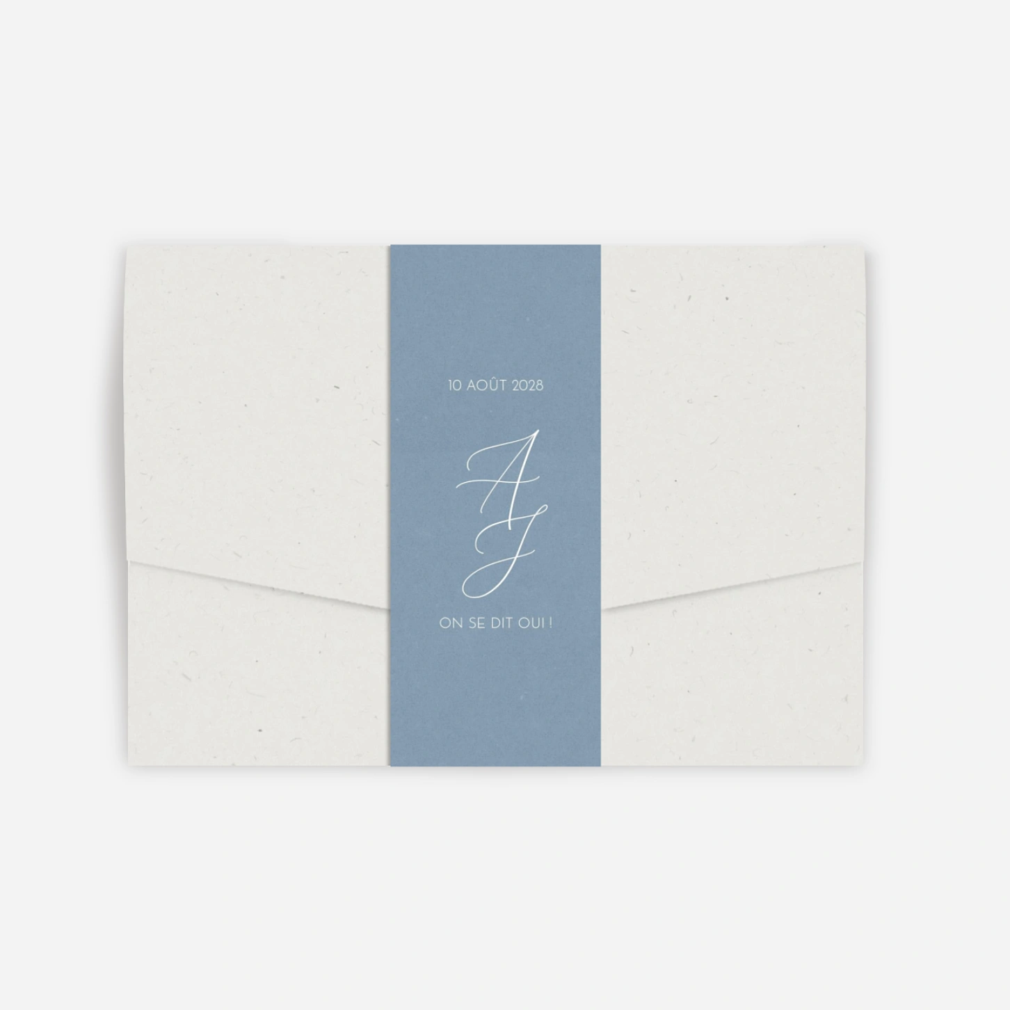 Faire-part mariage Initiale Précieuse