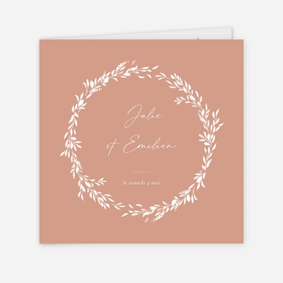 Faire-part mariage Instant botanique