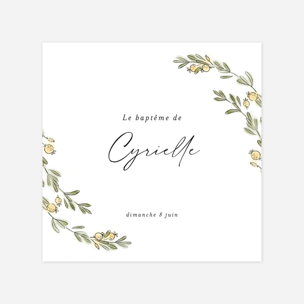 Jour de baptême