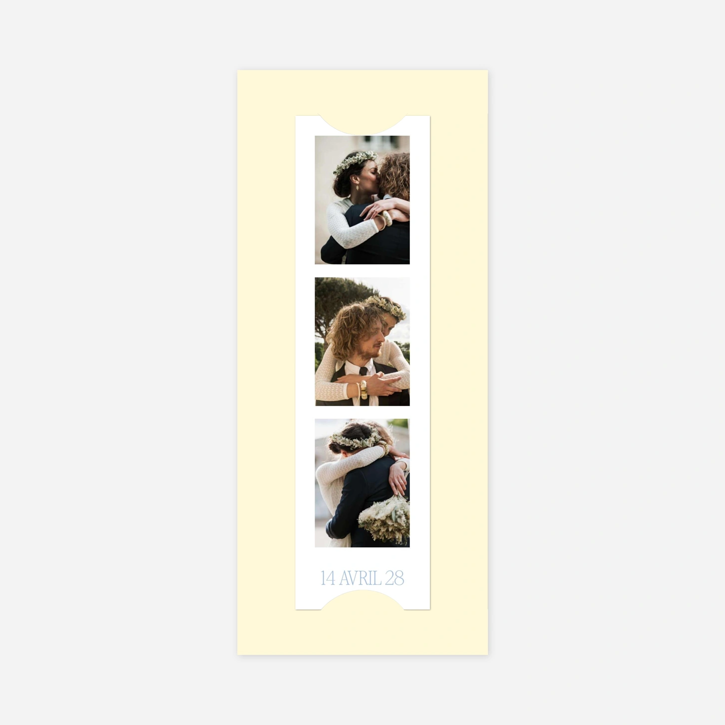Carte de remerciements Juste de l'amour