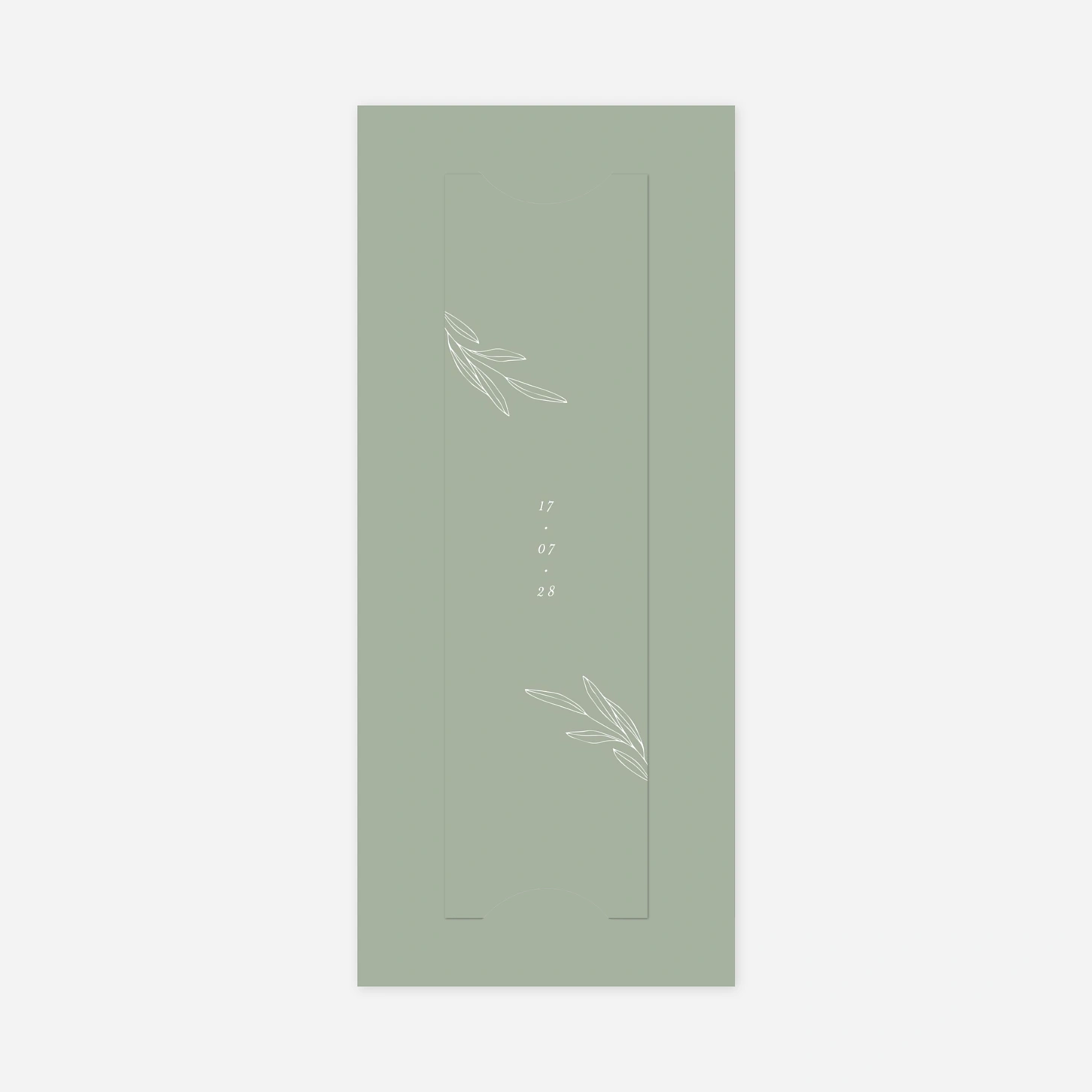 Carte de remerciements Jeune pousse