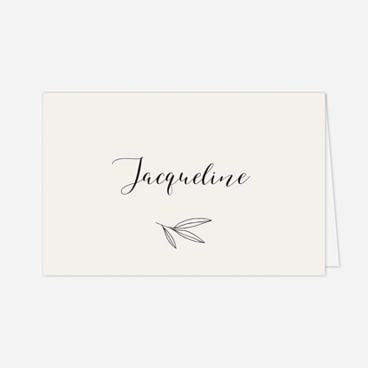 Marque-place mariage Jeune pousse
