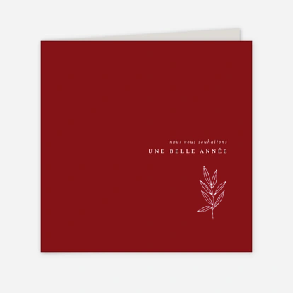 Carte de voeux Jeune pousse