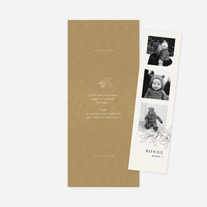 Carte de voeux Jeune pousse multi photos