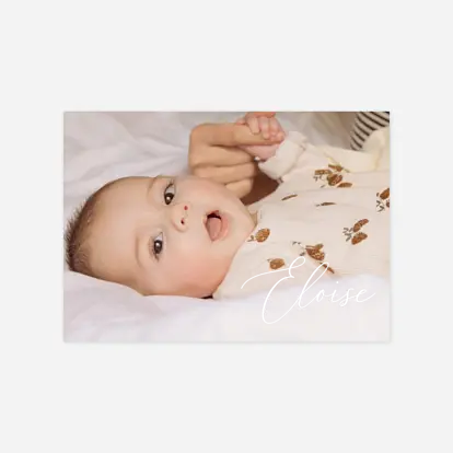 Faire-part naissance Jolie frimousse