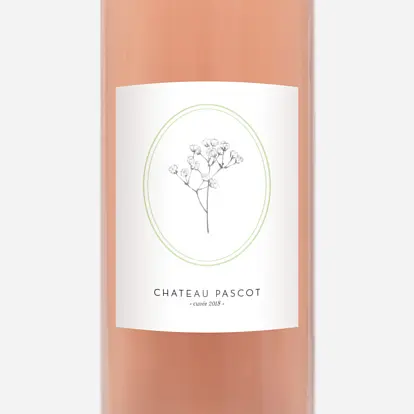 Étiquette bouteille Joli brin