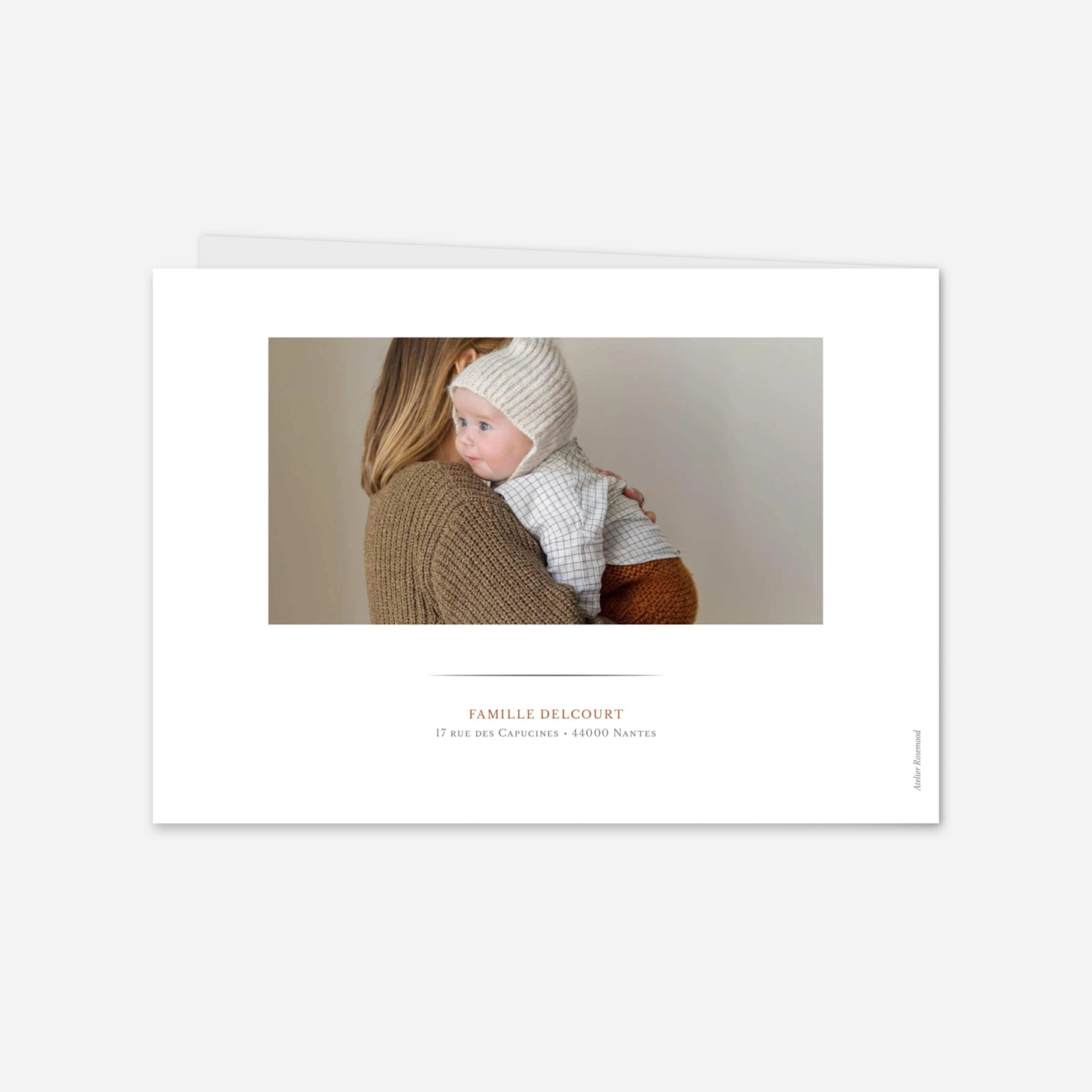 Faire-part naissance Joli détail