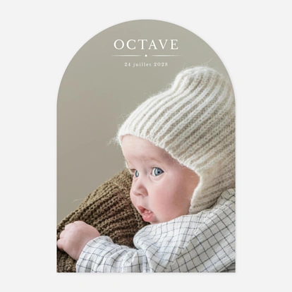 Faire-part de naissance Joli détail
