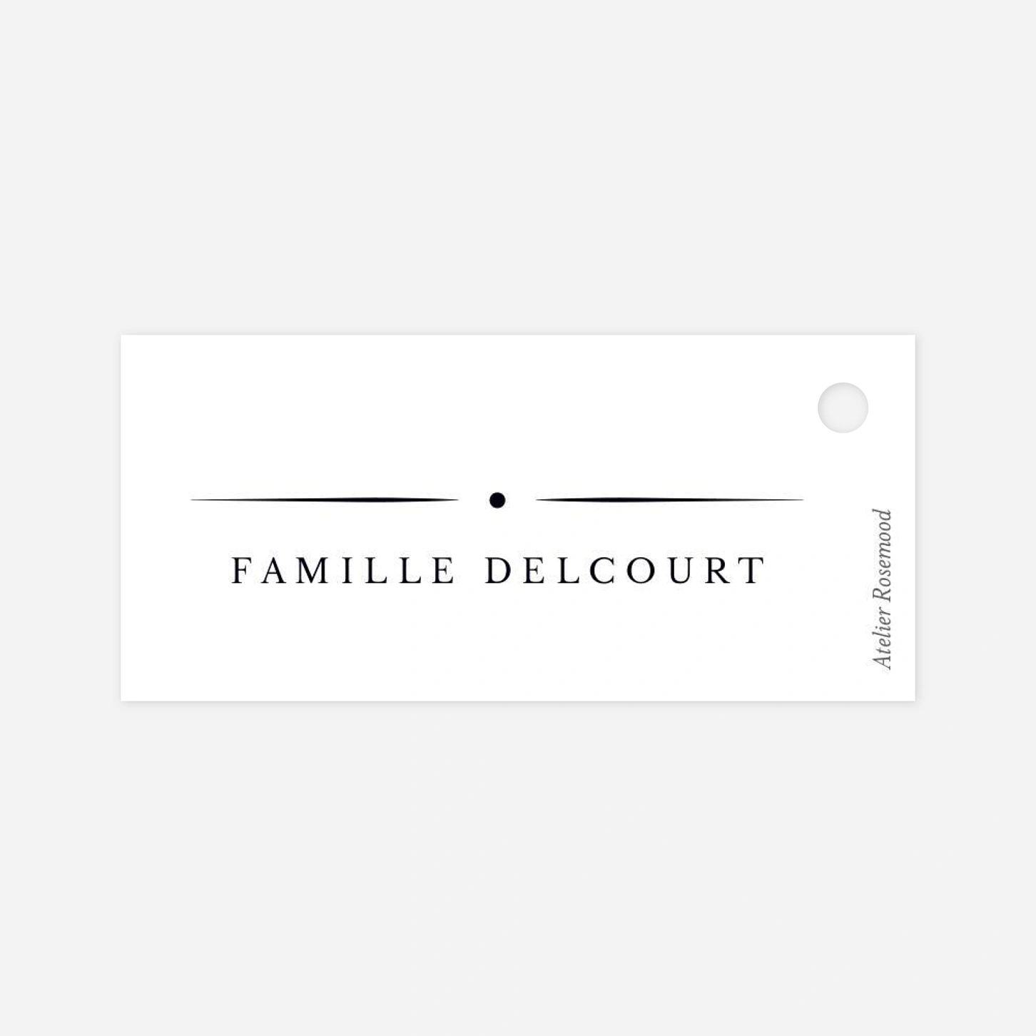 Étiquette perforée Noël Joli détail