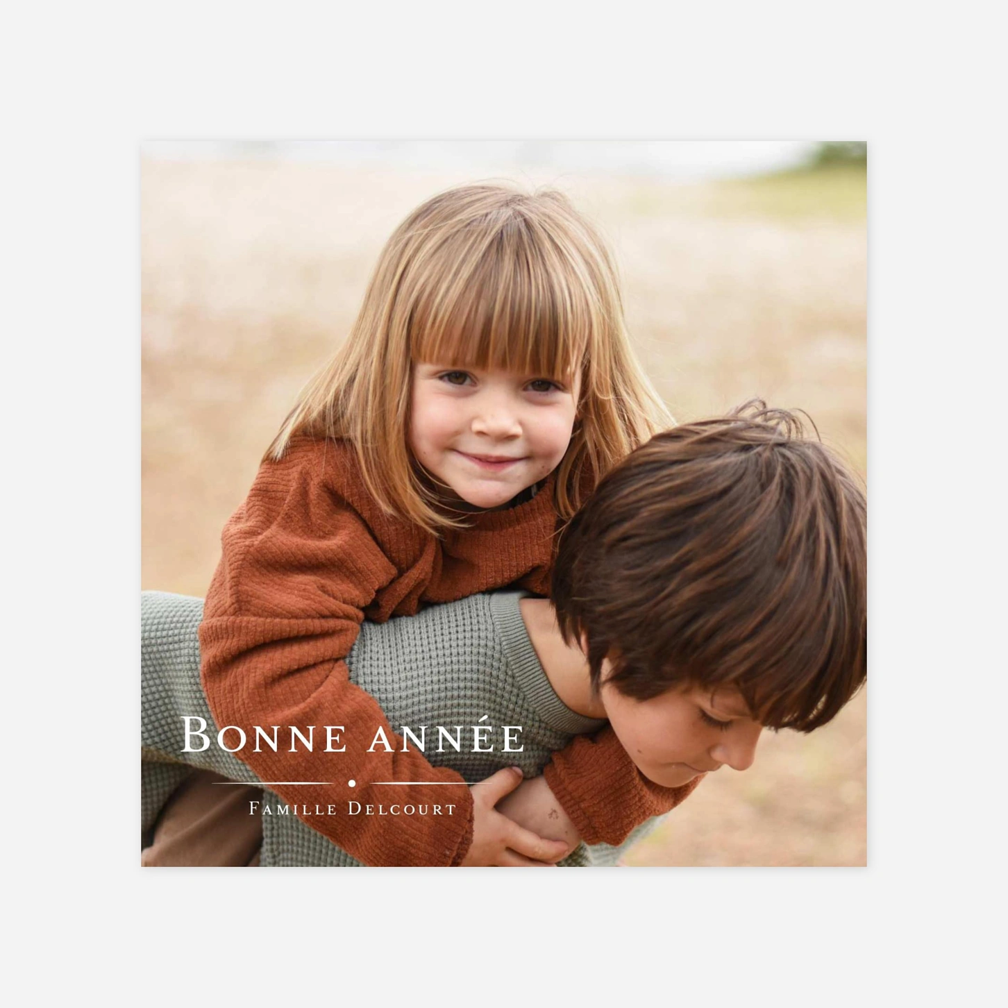 Carte de voeux Joli détail