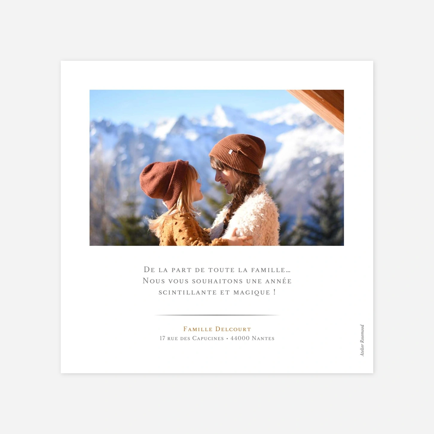 Carte de voeux Joli détail