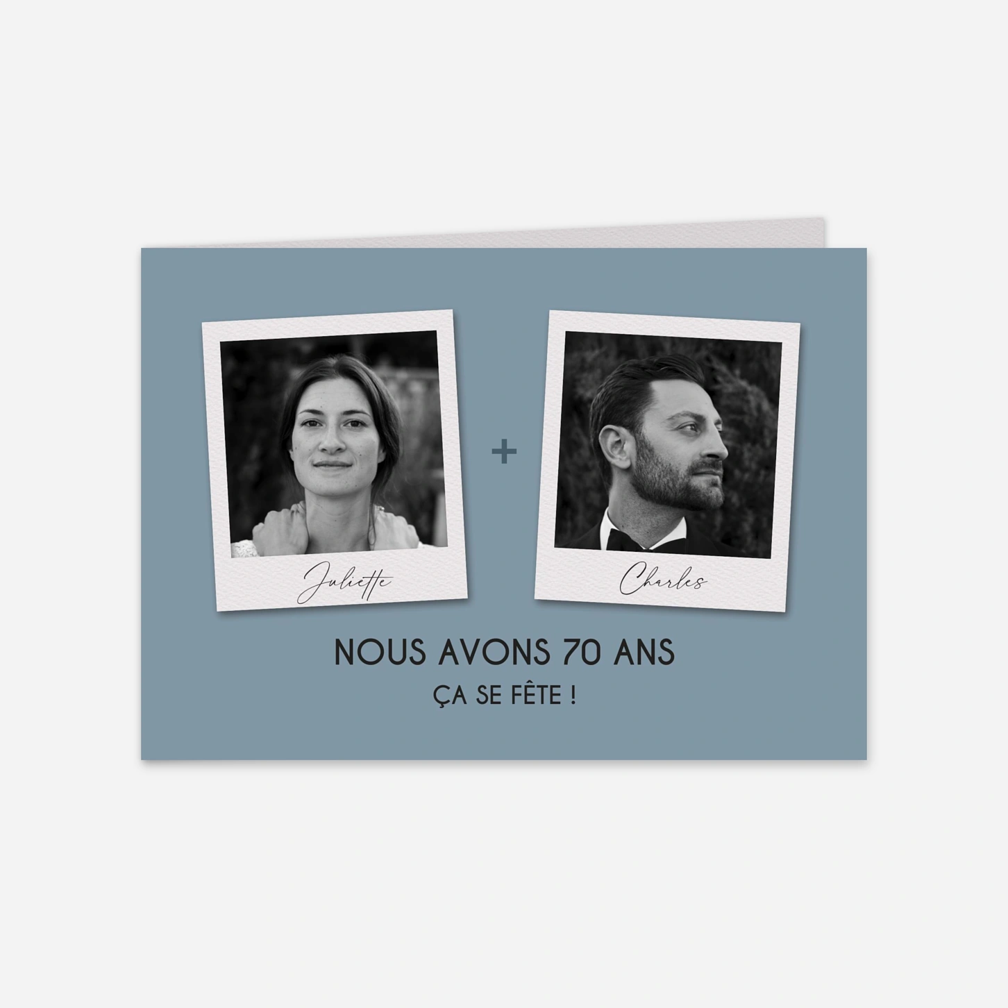 invitation anniversaire Joie partagée