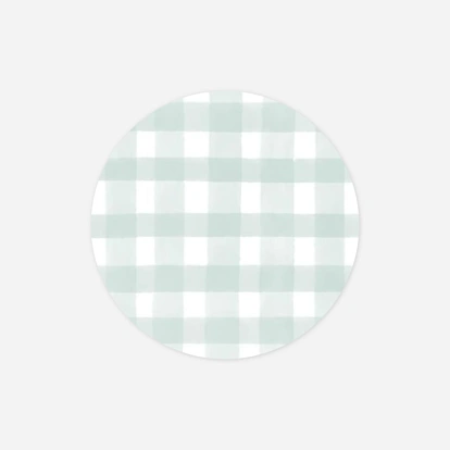 Stickers naissance Joli vichy