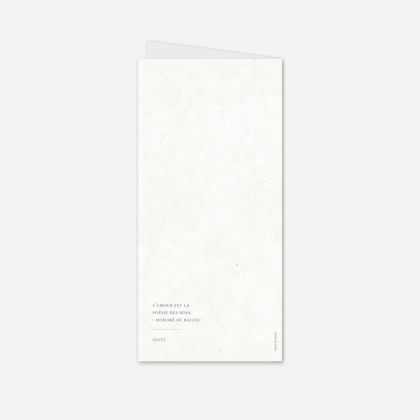 Menu mariage Jour Promis