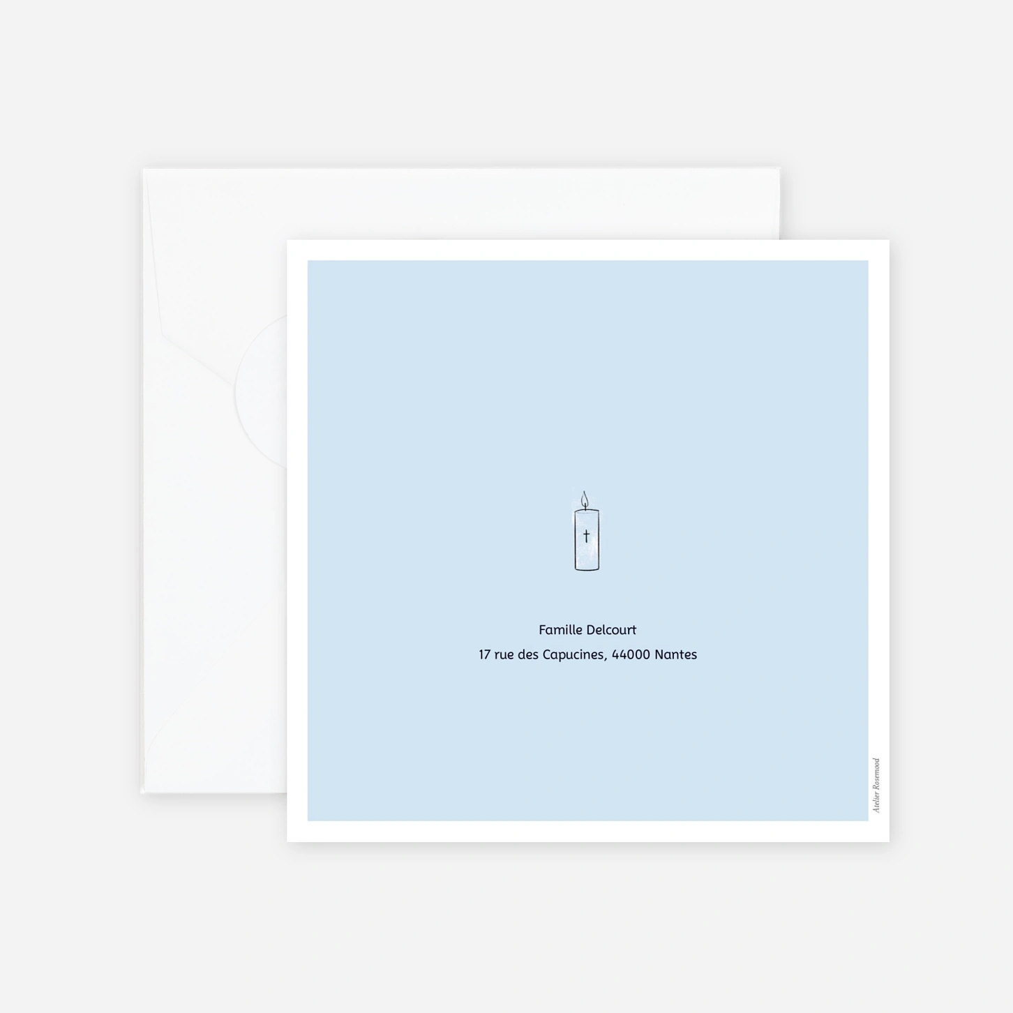 Faire-part baptême Mon baptême