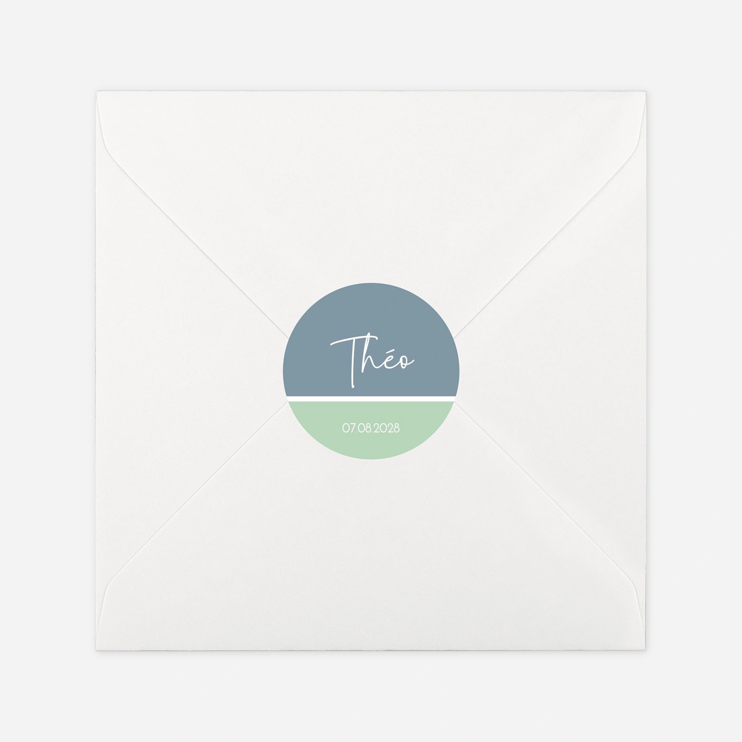 Stickers pour enveloppes baptême Promesse