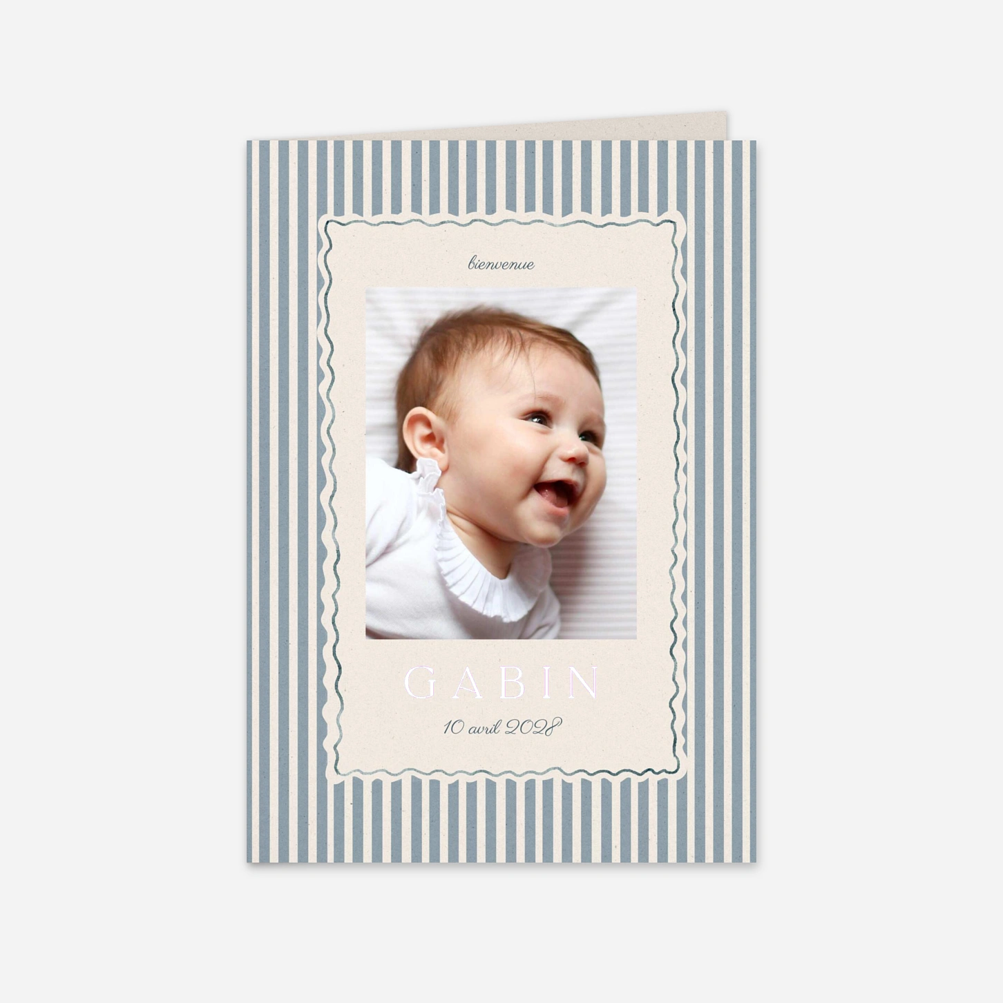 Faire-part naissance Petits rubans