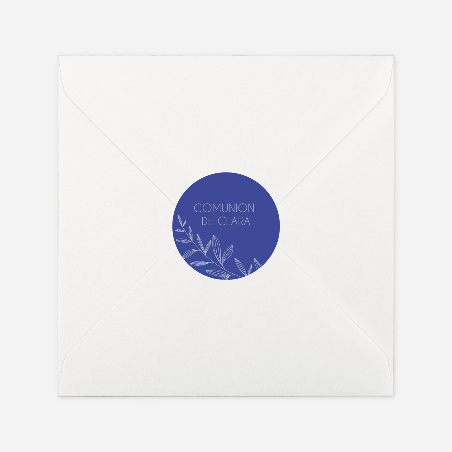 Stickers Communion Confirmation Poisson Minimaliste