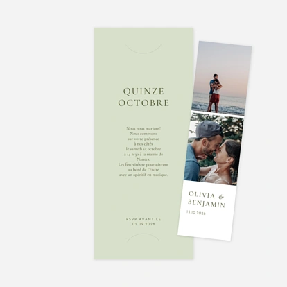 Faire-part mariage Laure de Sagazan II