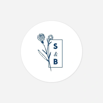 Stickers mariage Laure de Sagazan