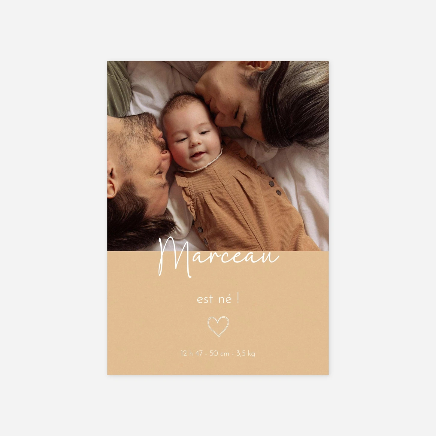 Faire-part naissance Lien