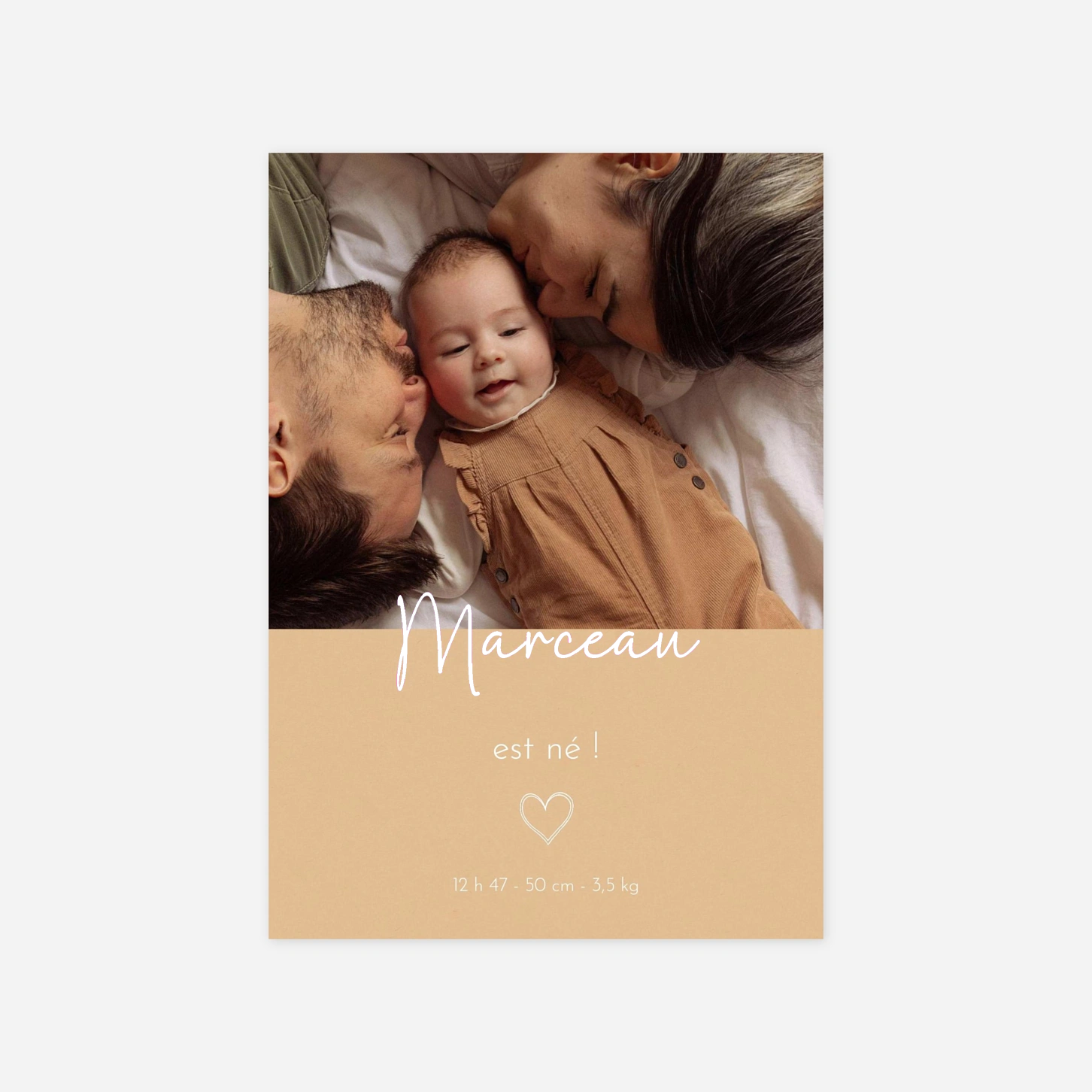 Faire-part naissance Lien