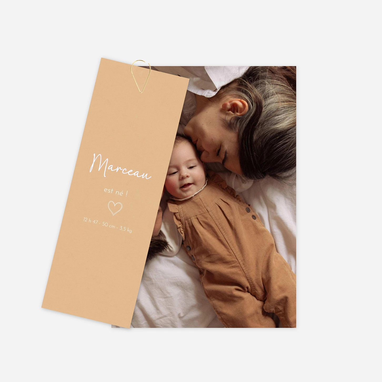 Faire-part naissance Lien