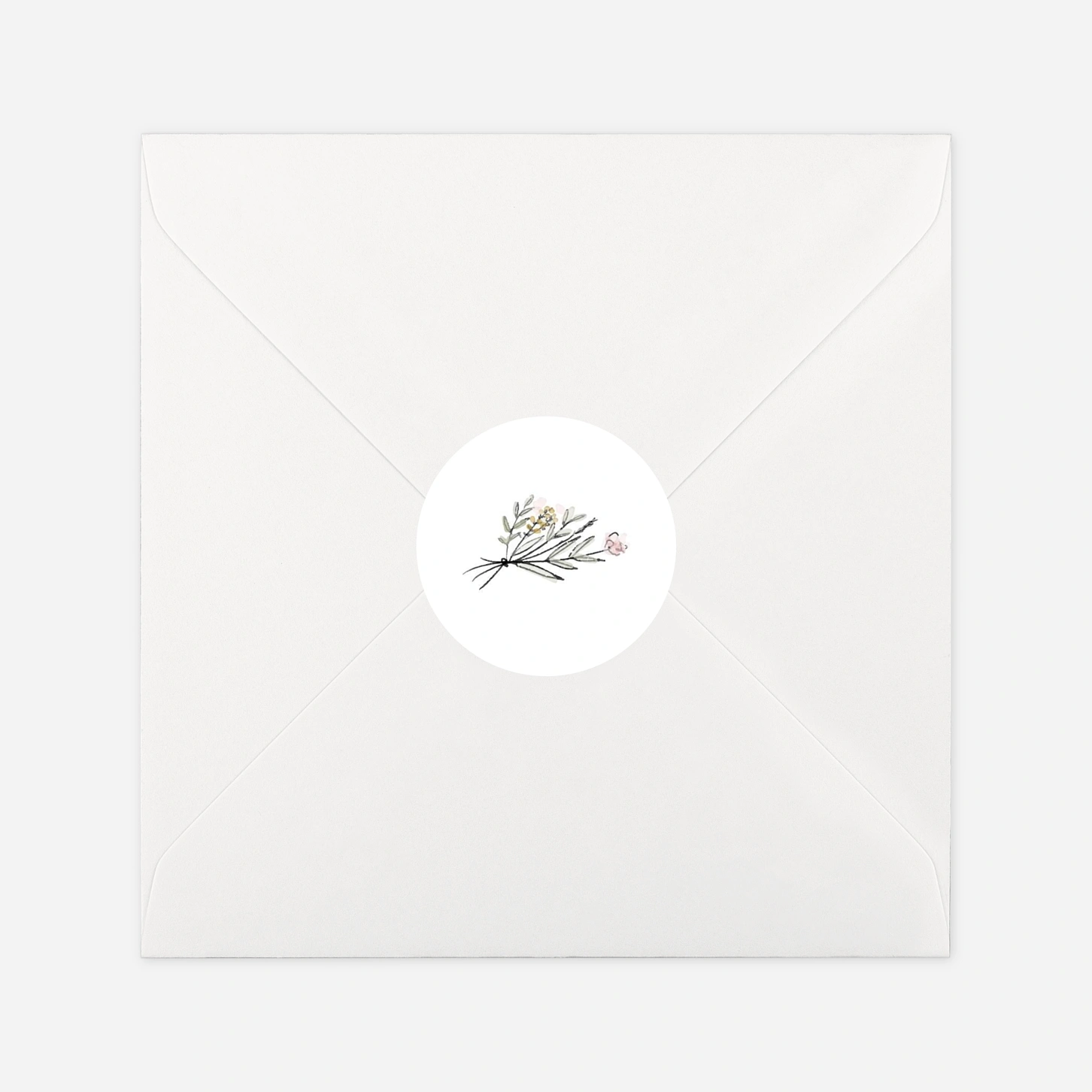 Stickers mariage Les mariés champêtres