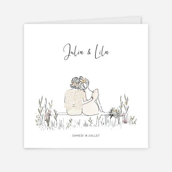 Les mariés champêtres