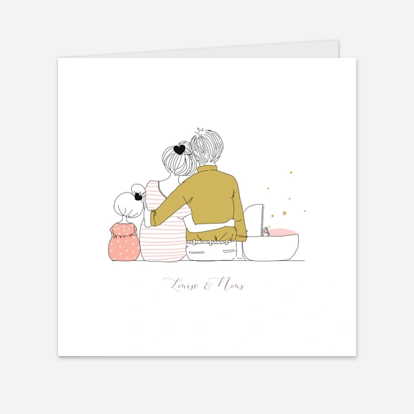 Petit lovely family photo