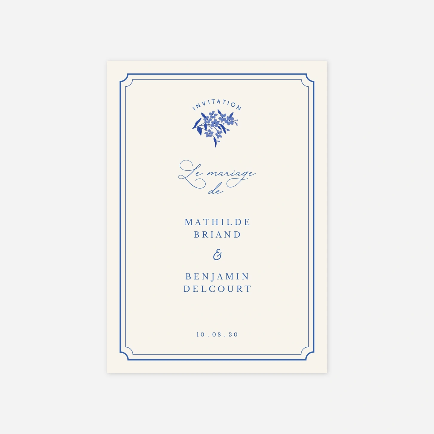 Faire-part mariage Littoral breton