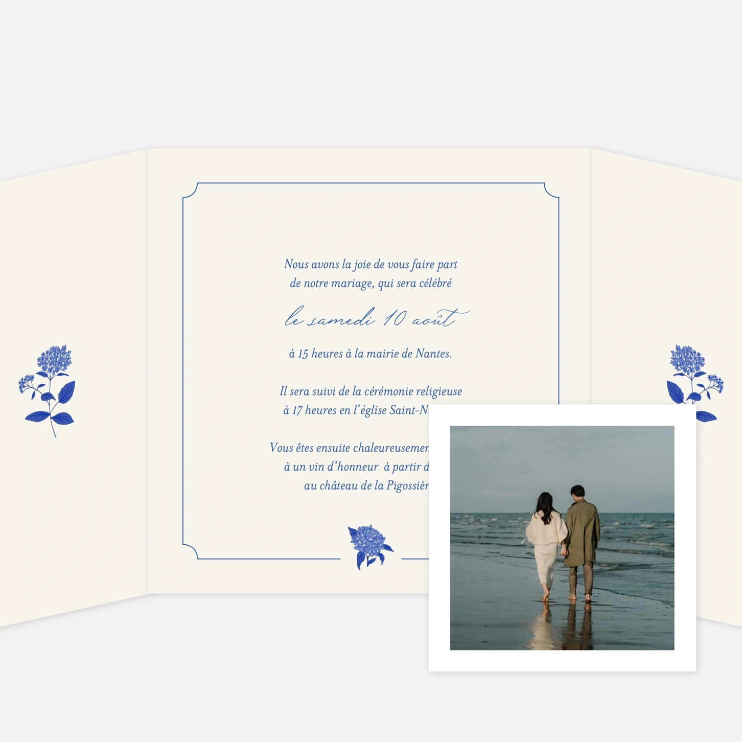 Faire-part mariage Littoral breton