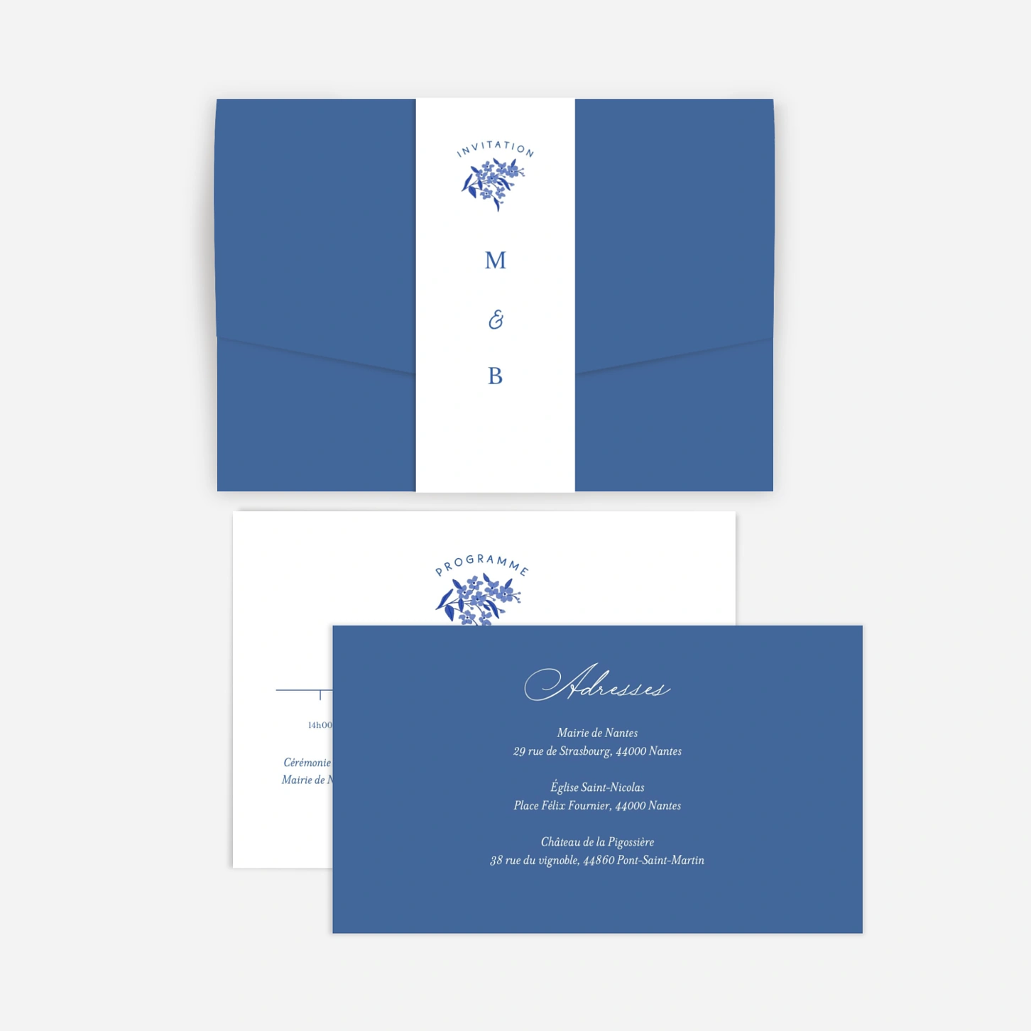 Faire-part mariage Littoral breton