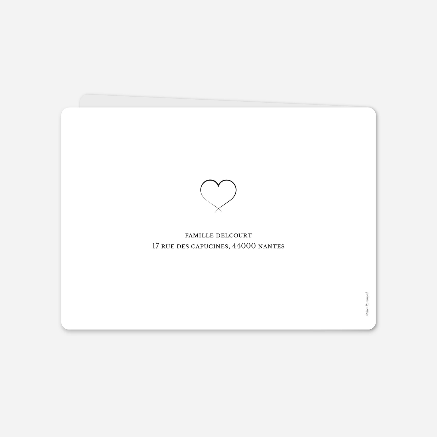 Faire-part naissance Lettres de douceur