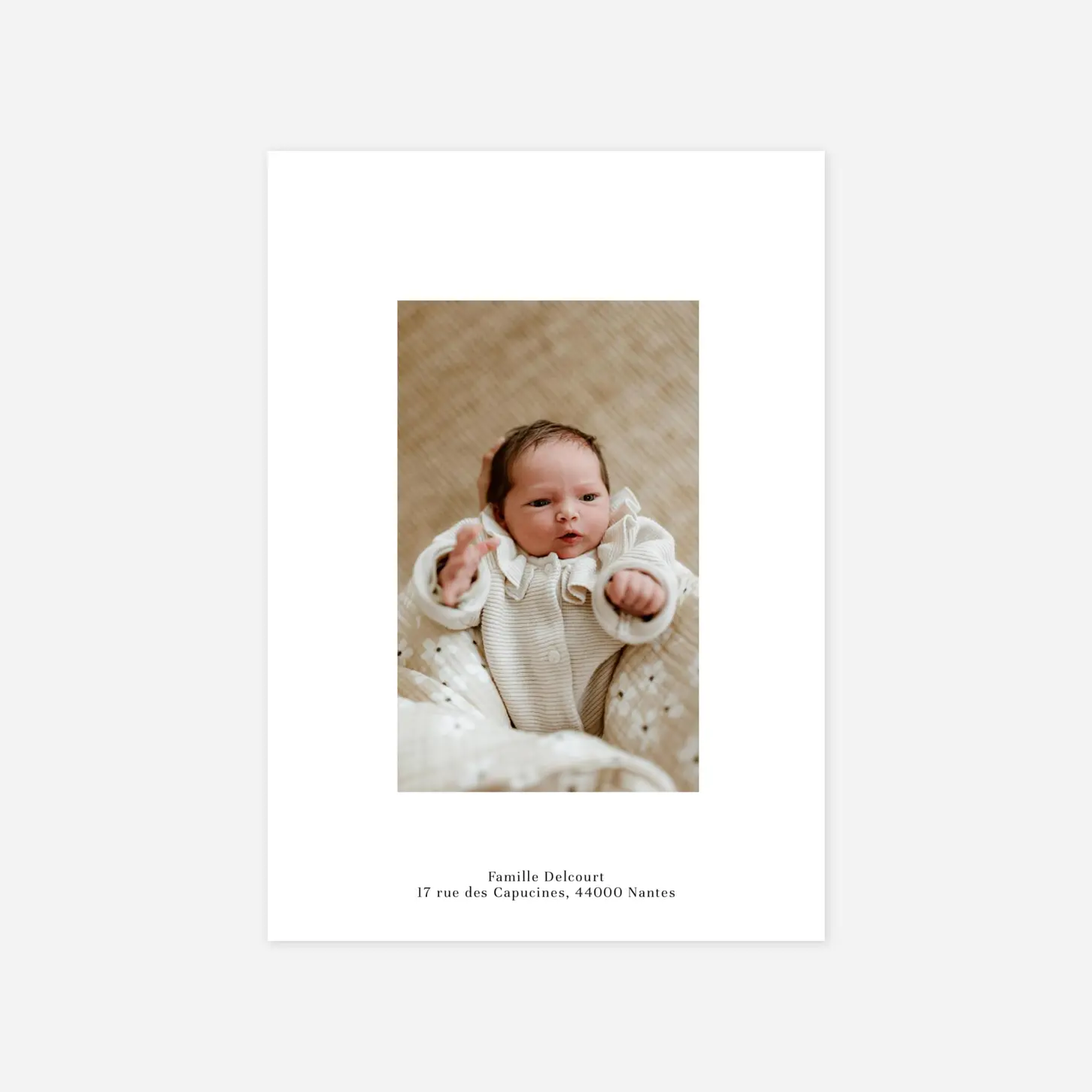 Faire-part naissance Magazine