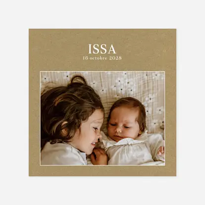 Faire-part naissance Magazine